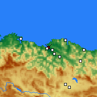 Nearby Forecast Locations - Algorta - Map