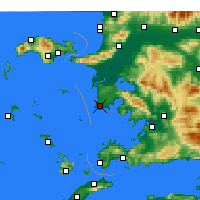 Nearby Forecast Locations - Didim - Map