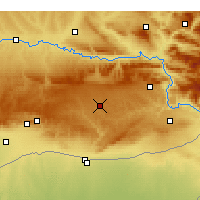 Nearby Forecast Locations - Midyat - Map