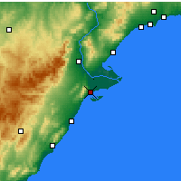 Nearby Forecast Locations - La Ràpita - Map