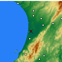 Nearby Forecast Locations - Foxton - Map
