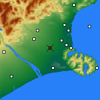 Nearby Forecast Locations - Rolleston - Map