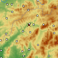 Nearby Forecast Locations - Žilina - Map