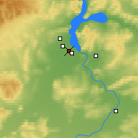 Nearby Forecast Locations - Abakan - Map