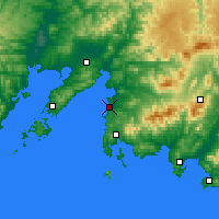 Nearby Forecast Locations - Bolshoy Kamen - Map