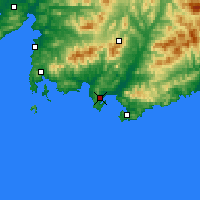 Nearby Forecast Locations - Nakhodka - Map
