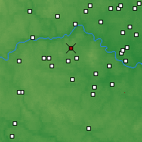 Nearby Forecast Locations - Odintsovo - Map