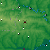 Nearby Forecast Locations - Zverevo - Map
