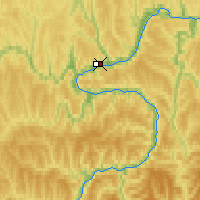 Nearby Forecast Locations - Ust-Kut - Map