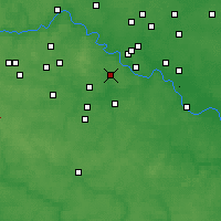 Nearby Forecast Locations - Vidnoye - Map