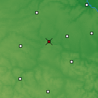 Nearby Forecast Locations - Bila Tserkva - Map