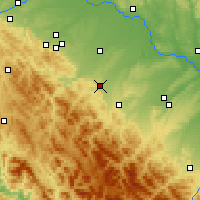 Nearby Forecast Locations - Bolekhiv - Map