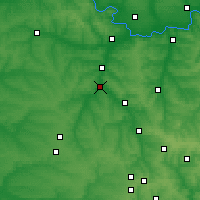 Nearby Forecast Locations - Druzhkivka - Map