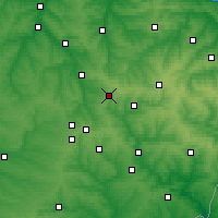 Nearby Forecast Locations - Horlivka - Map