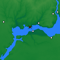 Nearby Forecast Locations - Nikopol - Map