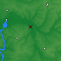 Nearby Forecast Locations - Pavlohrad - Map