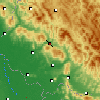 Nearby Forecast Locations - Svaliava - Map