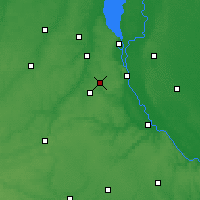 Nearby Forecast Locations - Vyshneve - Map