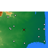 Nearby Forecast Locations - Thanjavur - Map