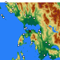 Nearby Forecast Locations - Vonitsa - Map