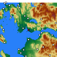 Nearby Forecast Locations - Missolonghi - Map