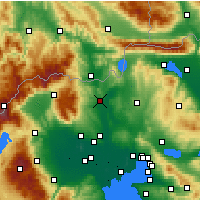 Nearby Forecast Locations - Polykastro - Map