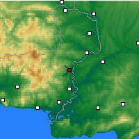 Nearby Forecast Locations - Soufli - Map