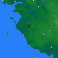 Nearby Forecast Locations - Les Herbiers - Map