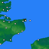 Nearby Forecast Locations - Thanet - Map