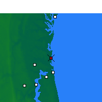 Nearby Forecast Locations - Fernandina Beach - Map