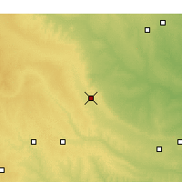 Nearby Forecast Locations - Watonga - Map