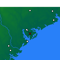 Nearby Forecast Locations - Beaufort - Map