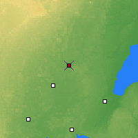 Nearby Forecast Locations - Shawano - Map