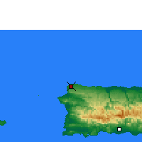 Nearby Forecast Locations - Aguada - Map