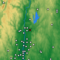 Nearby Forecast Locations - Ludlow - Map