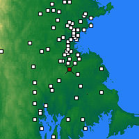 Nearby Forecast Locations - Stoughton - Map