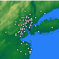 Nearby Forecast Locations - Jersey - Map