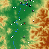 Nearby Forecast Locations - Aumsville - Map