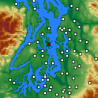 Nearby Forecast Locations - Bainbridge - Map