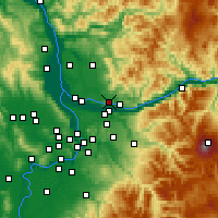 Nearby Forecast Locations - Camas - Map