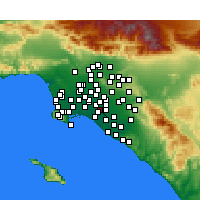 Nearby Forecast Locations - Cypress - Map