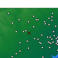 Nearby Forecast Locations - Katy - Map
