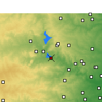 Nearby Forecast Locations - Marble Falls - Map