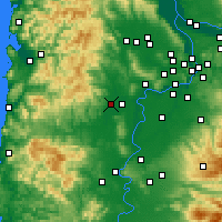 Nearby Forecast Locations - McMinnville - Map