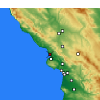 Nearby Forecast Locations - Morro Bay - Map