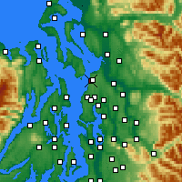 Nearby Forecast Locations - Mukilteo - Map