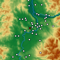 Nearby Forecast Locations - Sherwood - Map