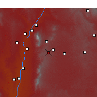 Nearby Forecast Locations - Tijeras - Map