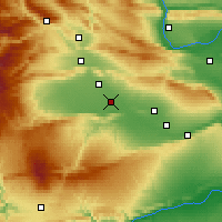 Nearby Forecast Locations - Toppenish - Map