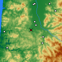 Nearby Forecast Locations - Veneta - Map